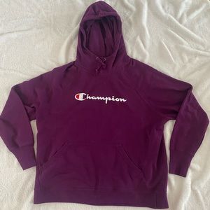 Womens Champion Mock Neck Hoodie